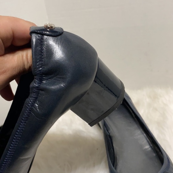 STUART WEITZMAN Blue shoes low heel size 11 M - Picture 4 of 10